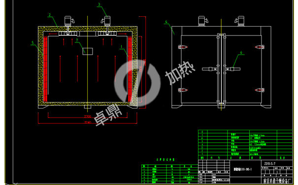 防爆烘箱CAD图